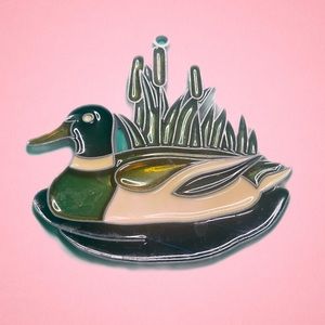 Stained Glass Mallard Duck